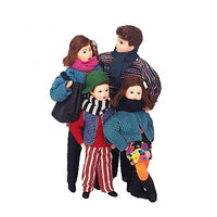Moderne familie på 4 pers.