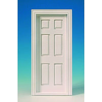 Panel Dør Hvidlakeret