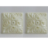 Rosette kunststof 2 stk.