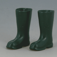 Gummistøvler, grønne kunststof