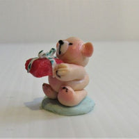 Bamse m/ gave Fimo, håndlavet