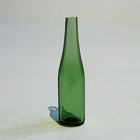 Flaske, grøn glas