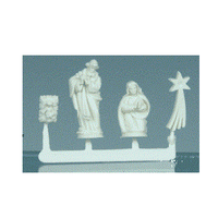 Religiøse figurer, umalet 4 stk.
