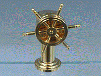 Ror m/ fungerende kompas, messing