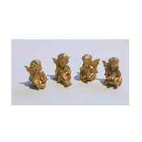 Engle guld 24 mm 4 forskellige pr. stk.