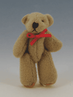 Bamse m/ rød sløjfe