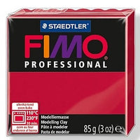 Fimo Professionel 85 g. Rød Casmir