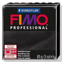 Fimo Professionel 85 g. Sort