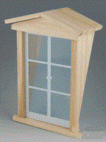 Tagkvist vindue m/ plexiglas ( 17 grader )