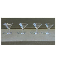Martiniglas 4 stk. ,,plast"