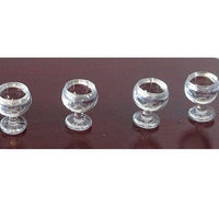 Likørglas 4 stk. plast