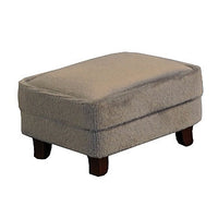Fodskammel, beige Velour