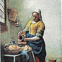 Gobelin, vintage, Johannes Vermeer