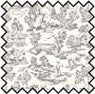 Campagne Toile Grey 100 % silke