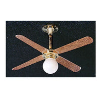 Loftlampe fan-light m/kuppel, kan udskiftes