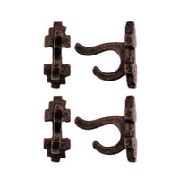 Knager 4 stk. bronze