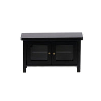 TV-bord sort lak