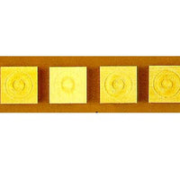 Træornamenter 4 stk. 1,5 x 1,5 cm