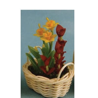 Blomster i kurv, Påskeliljer