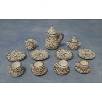 Kaffestel 4 pers. 30`s web mønstyer