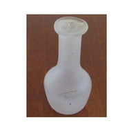 Karaffel/ vase, ,, frosset" glas