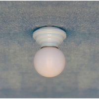 Loftlampe, hvid