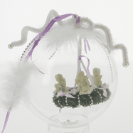 Christmas-ball med ( krans m/ engle ) KIT