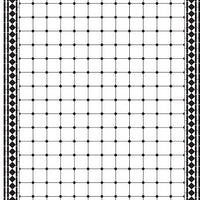 Flisegulv sort/hvid Fenic, lamineret