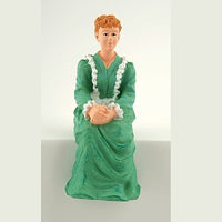 Victoriansk dame siddende, Resin