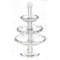 Etagere 3 etager, glas