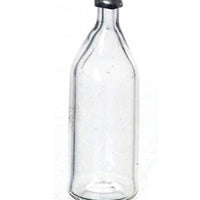 Flaske, klar glas