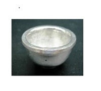 Bowle, umalet metal H: 1,2 cm