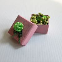 Gave-blomst rosa m/ papir-roser