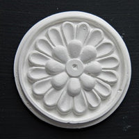 Rosette, gips Ø:4,8 cm