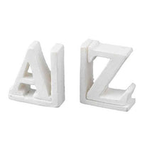 A-Z bogstøtter, Resin