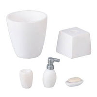 Bad accessory, Resin, hvid 5 dele
