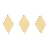 ,,Diamant udsmykning" træ 50 stk.