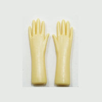 Gummihandsker, gule