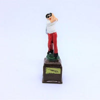 Golf trofæ, håndmalet