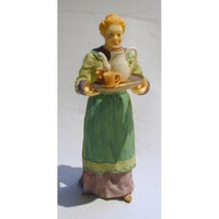 Dame m/kaffebakke, resin
