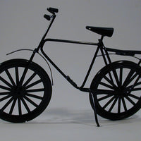 Cykel, sort metal