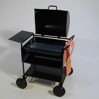 Grill, sort metal