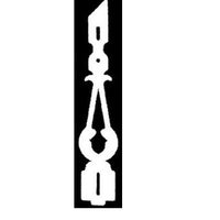 Baluster i laserskåret træ 14 stk.