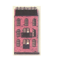 Row House Laserskåret træ kit