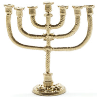 Menorah 7 armet, stor, messing