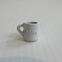 Baby krus hvid, håndlavet metal