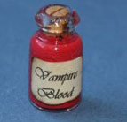 Vampyr blod i glas