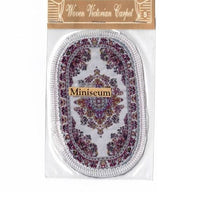 Vævet Victorian oval tæppe