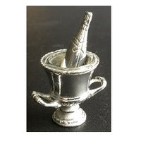 Champagnekøler m/ 1 fl. Champagne. Højglanspoleret stål