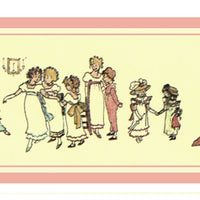 Kate Greenaway frise, pink